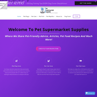 Pet Supermarket – Your #1 Source For Pet Supplies…