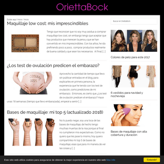 ♥ Blog Asesoria imagen, maquillaje y belleza Oriettabock