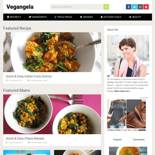 A complete backup of vegangela.com