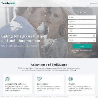 EmilyDates – A dating service for successful and independent people