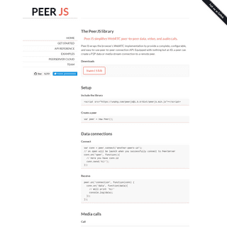 A complete backup of peerjs.com