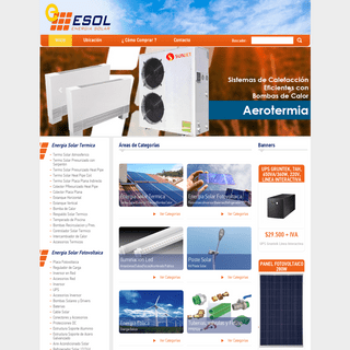 ESOL - Energía Solar, Termo solar, Colectores solares