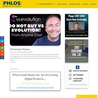 Make Money Online with Phlos