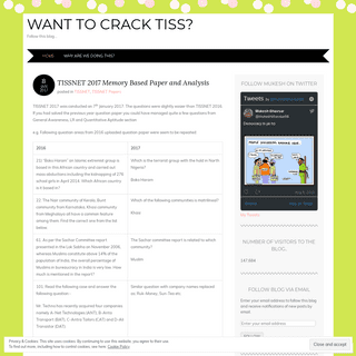 Want To Crack TISS?  | Follow this blog…