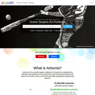 Artsonia â€” The Largest Gallery of Student Art Portfolios in the World!