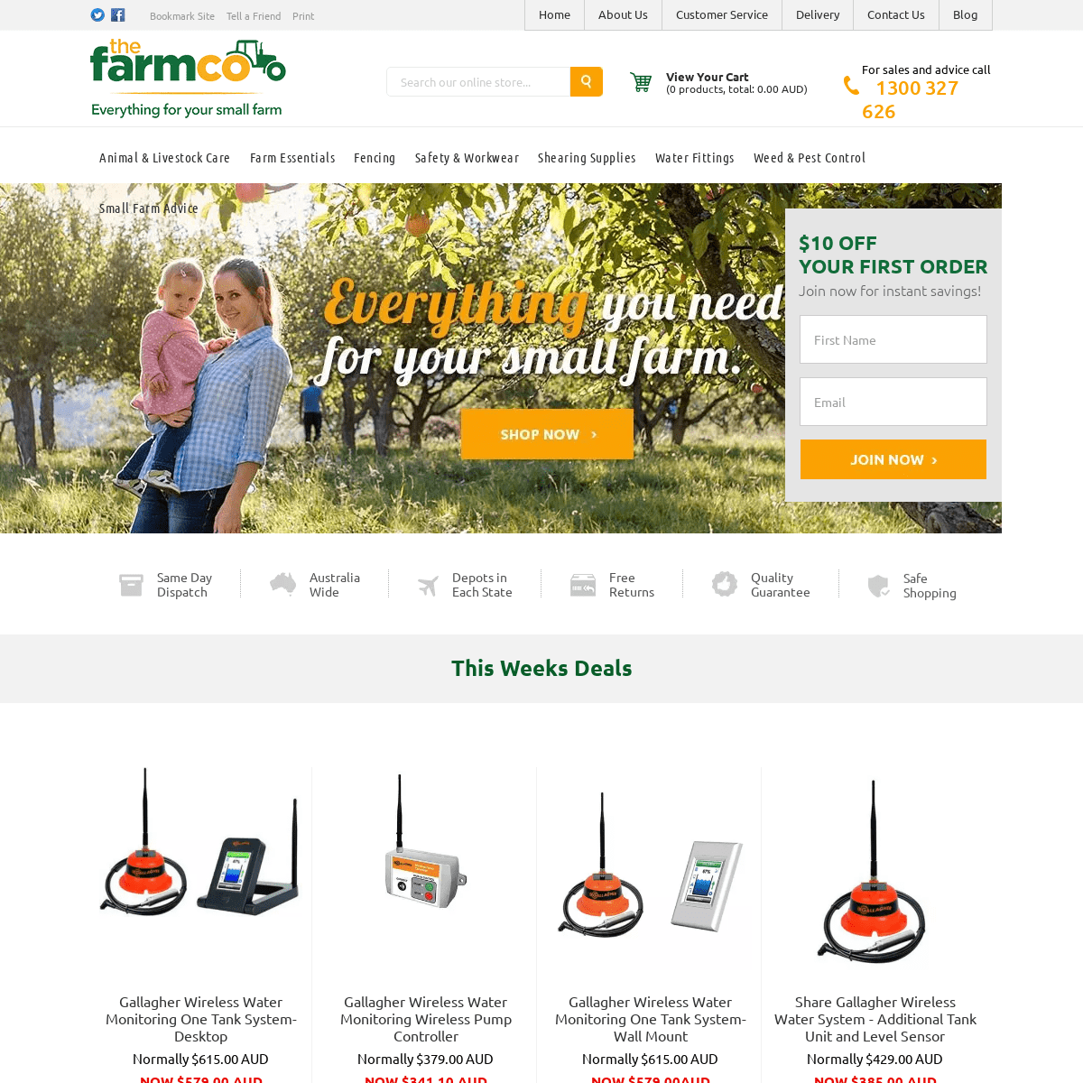 A complete backup of farmco.com.au