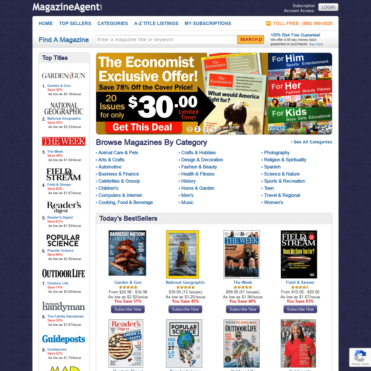 Magazine Subscriptions - Magazine-Agent.com