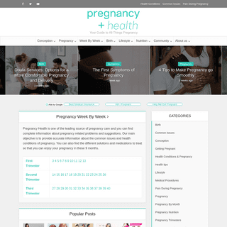 Pregnancy Health - Your Guide to Everything Maternity