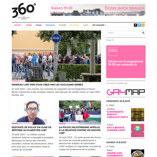 360° – Le magazine LGBT suisse