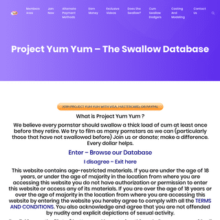 PROJECT YUM YUM – The Swallowing Database
