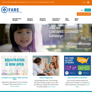 Food Allergy Research & Education® (FARE)
