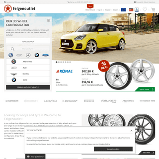 Online Shop for Rims, Alloy Wheels and Tyres | ✪ felgenoutlet.com