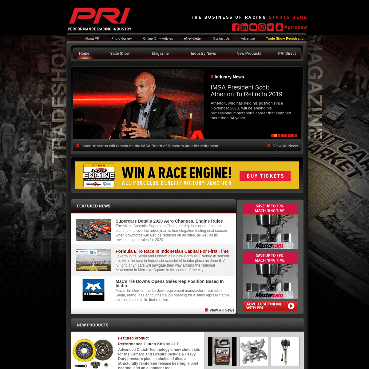 Performance Racing Industry | Your Gateway To The Dynamic Racing Marketplace: Racing News, Trade Show & Magazine