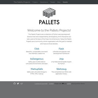 Hello | The Pallets Projects