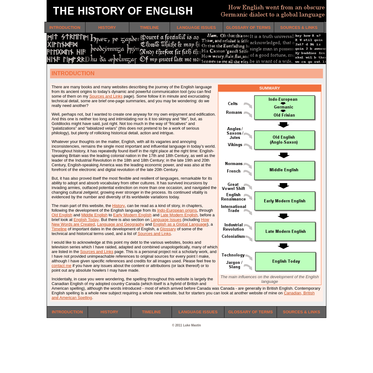 A complete backup of thehistoryofenglish.com