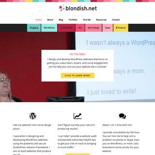 Blondish.net | Helping You Rock Out Your Website Like A Rockstar