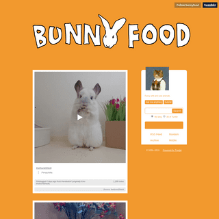 A complete backup of bunnyfood.tumblr.com
