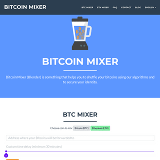 Bitcoin Mixer (Tumbler). Bitcoin Blender.