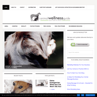 Animal Wellness Guide | Holistic Health For Animals