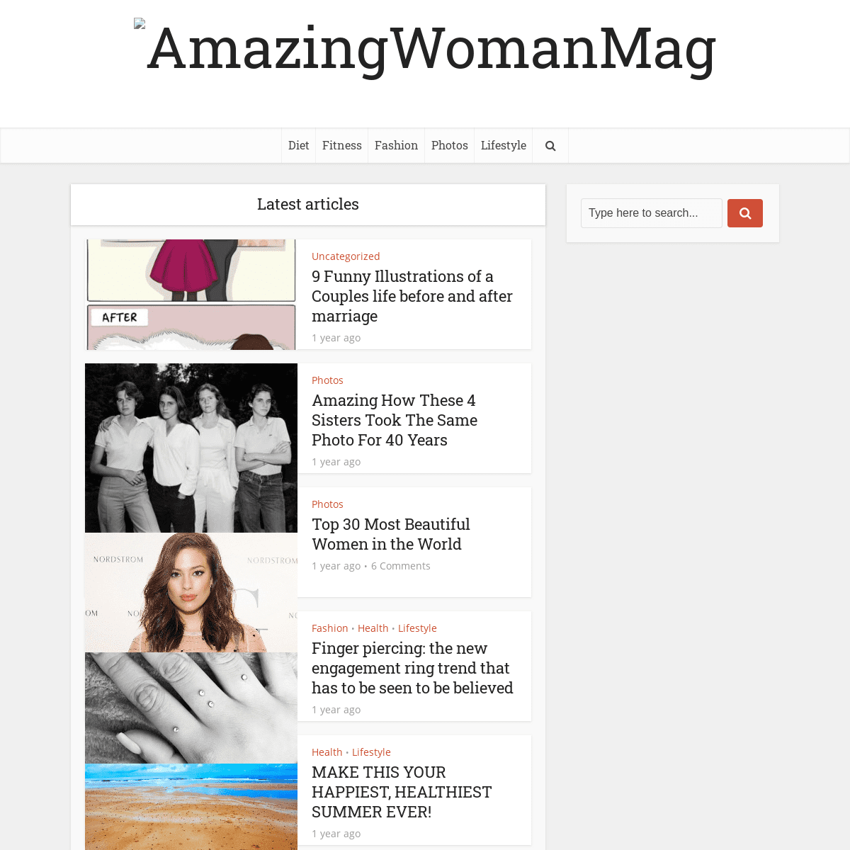 A complete backup of amazing-woman-mag.com