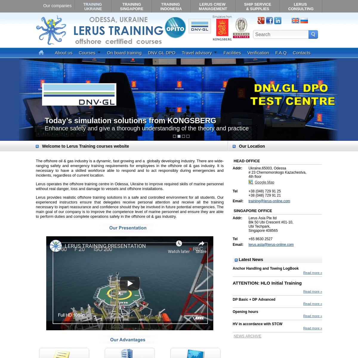 Lerus Training // maritime certified courses