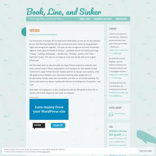 Book, Line, and Sinker | All things library at Severn School