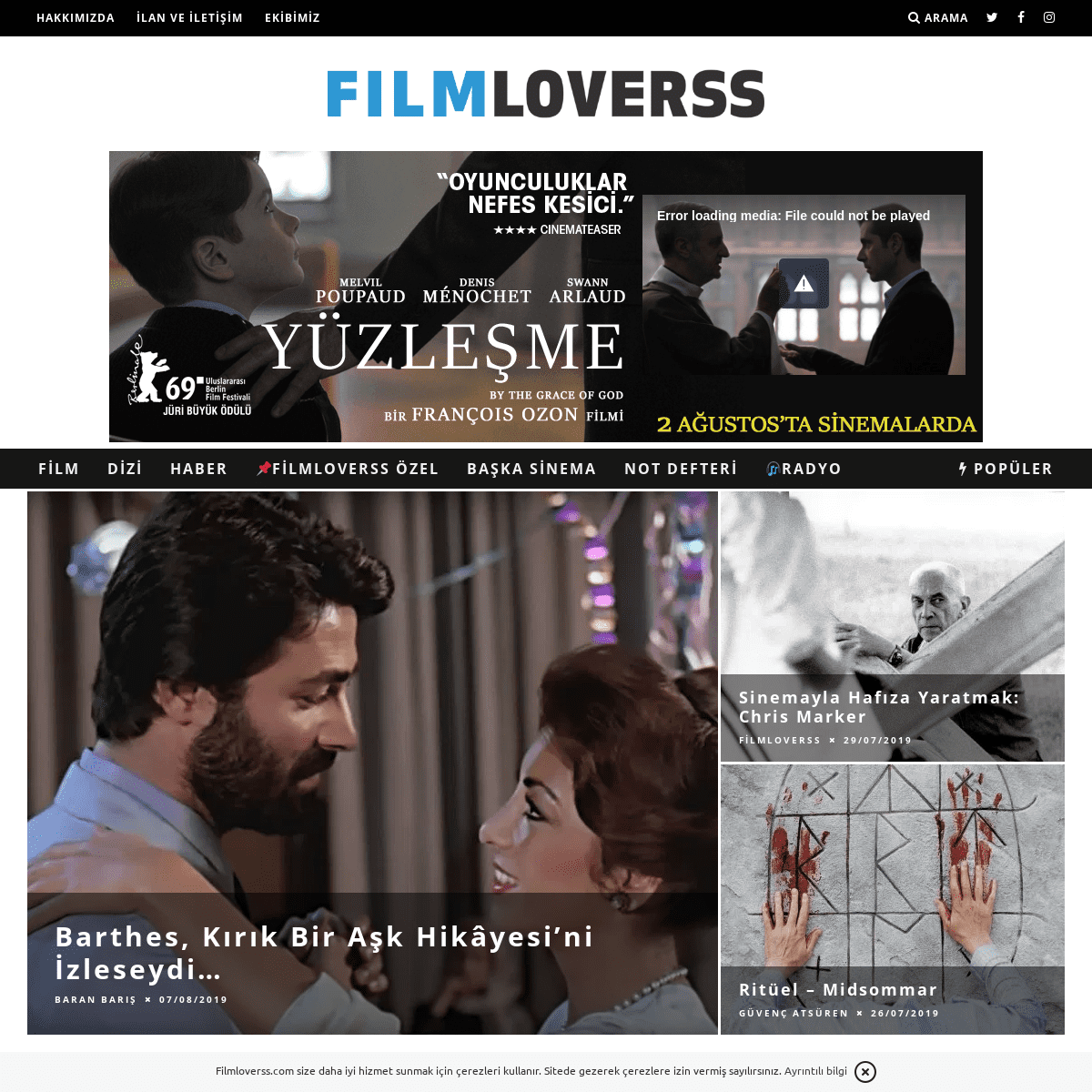 FilmLoverss - Türkiye'nin Bağımsız Sinema Platformu