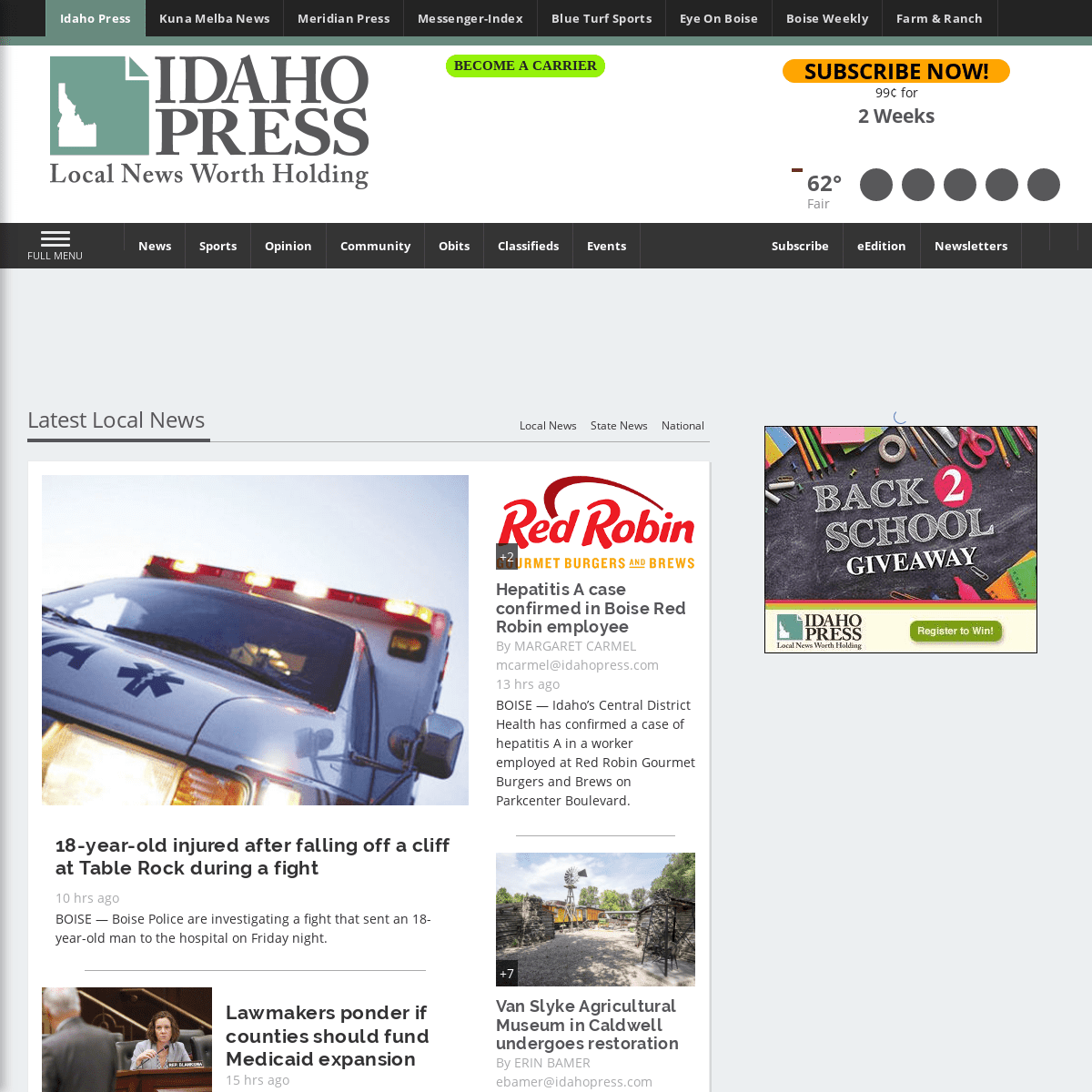 Idaho Press | Local News Worth Holding