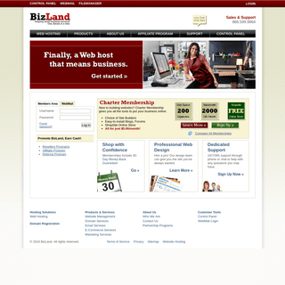 Small Business Web Hosting and eCommerce Solutions by BizLand