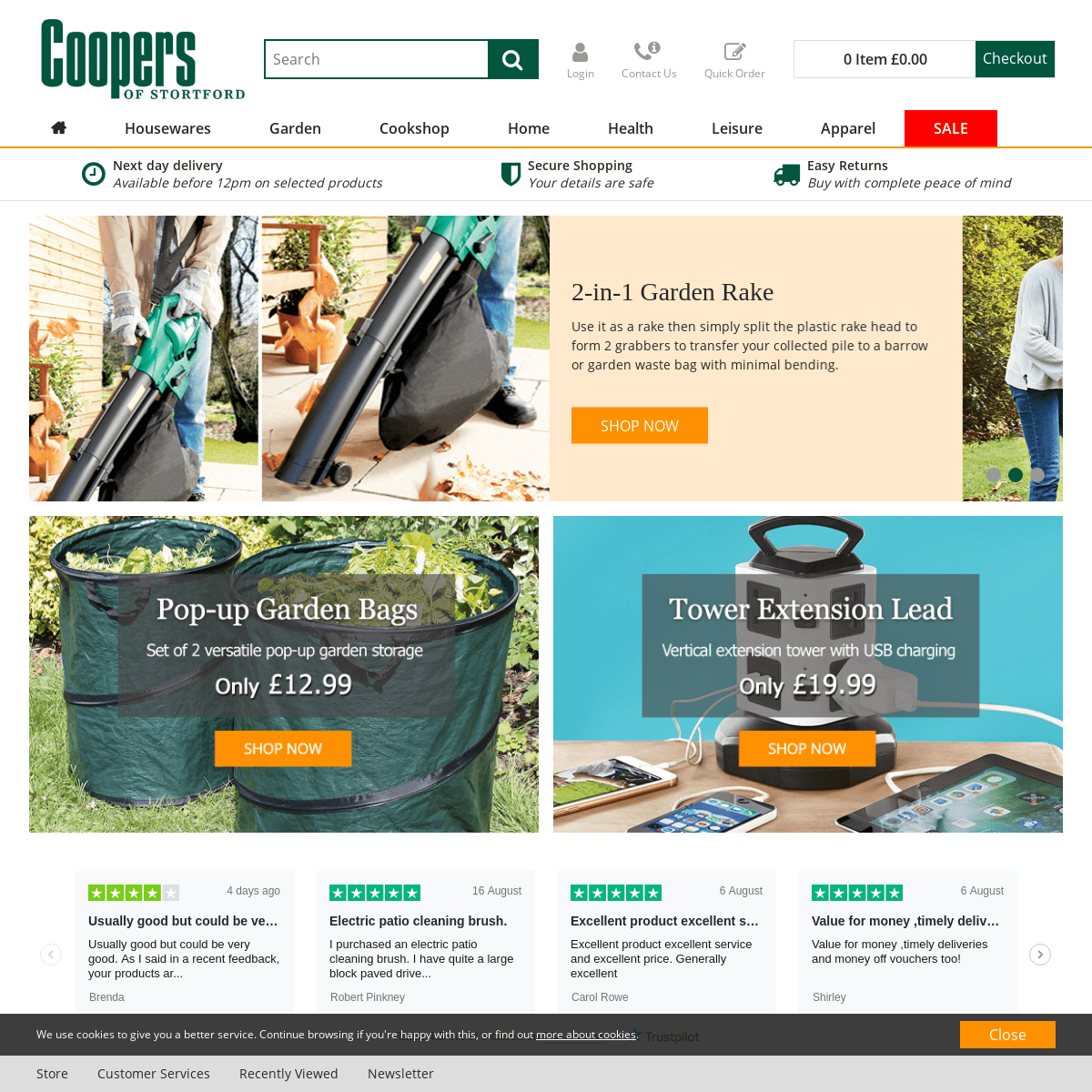 Coopers of Stortford | Home, Garden and Lifestyle | UK Delivery