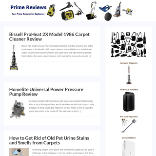 Prime Reviews | Your Prime Resource for Home Appliances