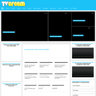 A complete backup of tvcream.co.uk