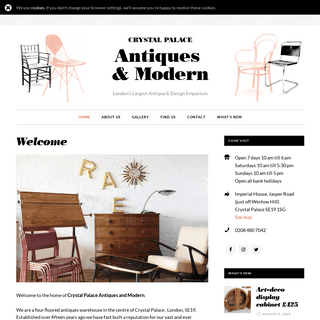 Welcome - Crystal Palace Antiques & Mid century Modern