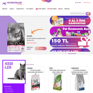 Petbesinleri: Online Petshop Ürünleri Alışveriş Sitesi - Petbesinleri