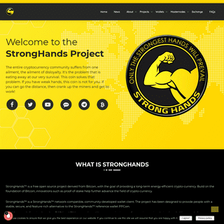 Home - StrongHands™ - The Official Site of the StrongHands Coin™.