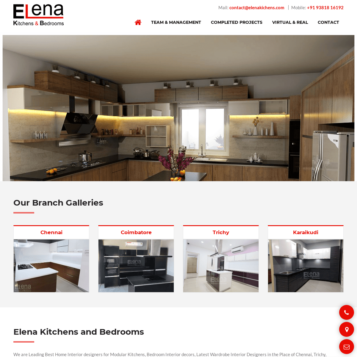 Modular House interior designer HomeInteriordesigner - Elenakitchens - Modular Kitchens Showroom | Home Interior Designers