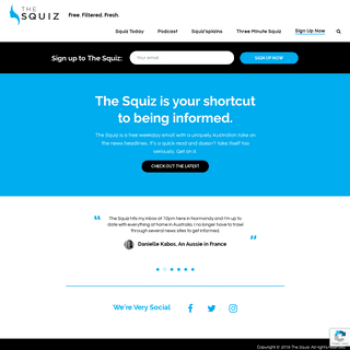 The Squiz - your shortcut to being informed