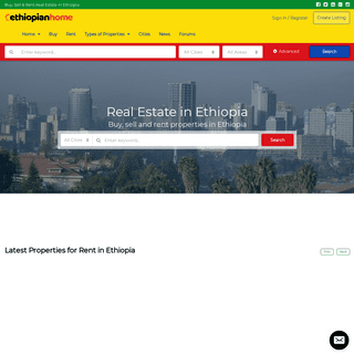 Buy, Sell & Rent Properties Online - Real Estate Ethiopia - EthiopianHome