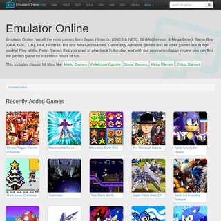Emulator Online - Play Retro Games Online