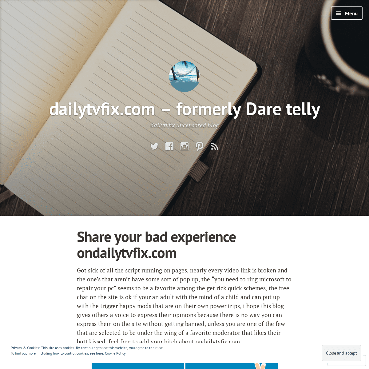 dailytvfix.com – formerly Dare telly – dailytvfix uncensored blog