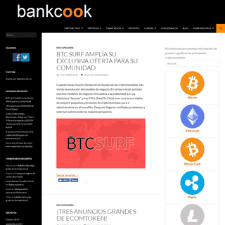 bankcook | Información, Formación y Asesoría financiera y en criptoactivos