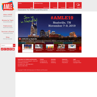 A complete backup of amle.org