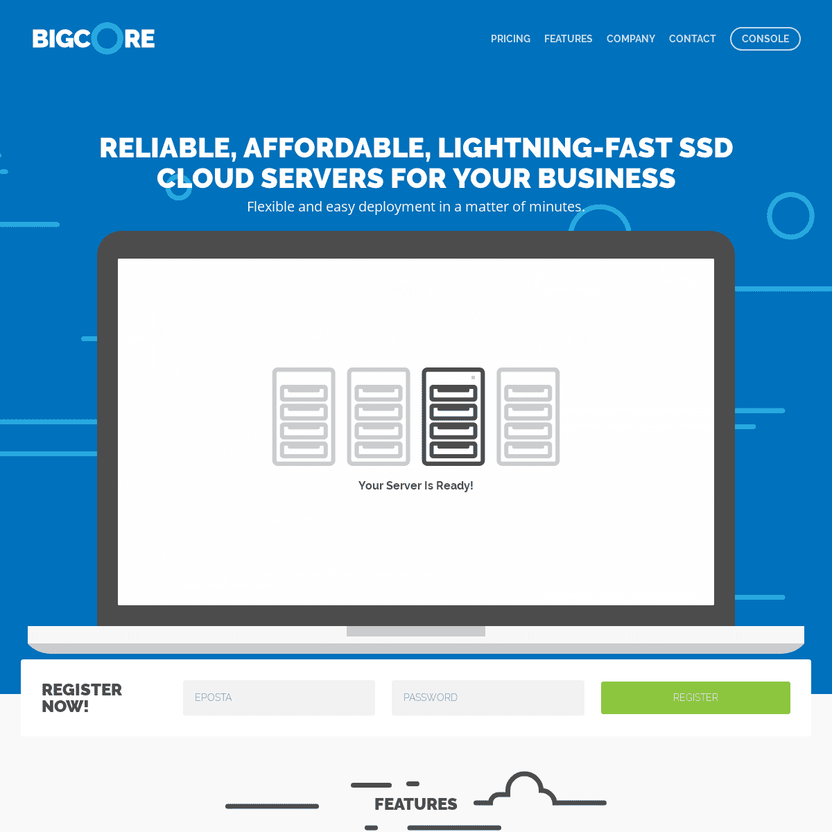 Bigcore: High Quality SSD Cloud Servers, Cloud VDS and Cloud Hosting
