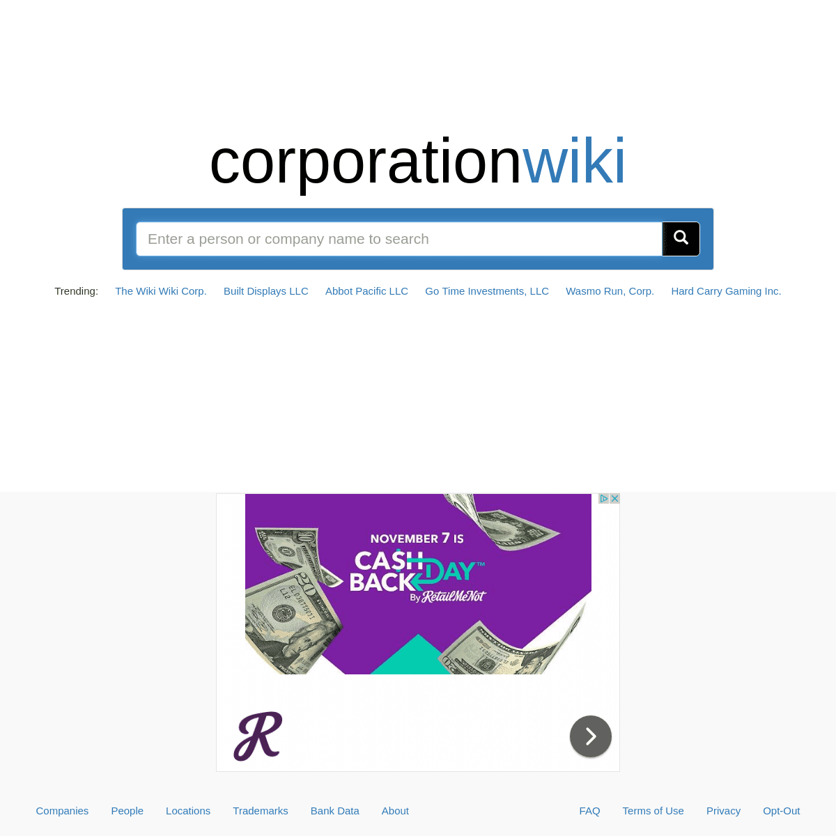 A complete backup of corporationwiki.com