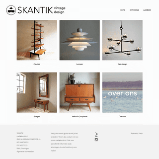 SKANTIK | Vintage design lampen, meubels & collectables