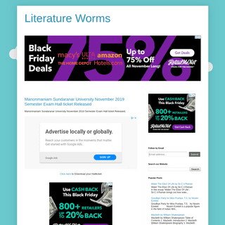 A complete backup of literatureworms.blogspot.com