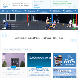 Site officiel de la commune de Lécousse