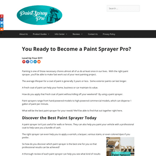 Your Guide to the Best Paint Sprayers - Become a Paint Spray Pro!