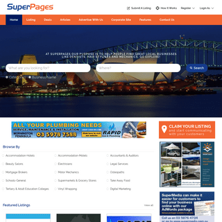 A complete backup of superpages.com.au