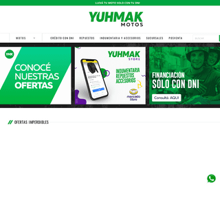 YUHMAK - Venta de motos- Honda, Yamaha, Bajaj, Zanella, Motomel, Corven, Gilera, Brava y Kymco - Yuhmak
